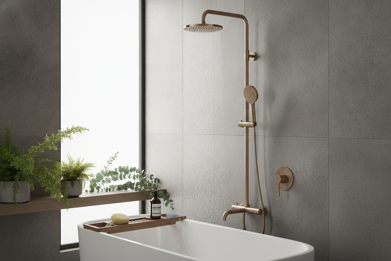 Grohe Essence Brusesæt: Elegant Design og Maksimal Komfort til Dit Badeværelse