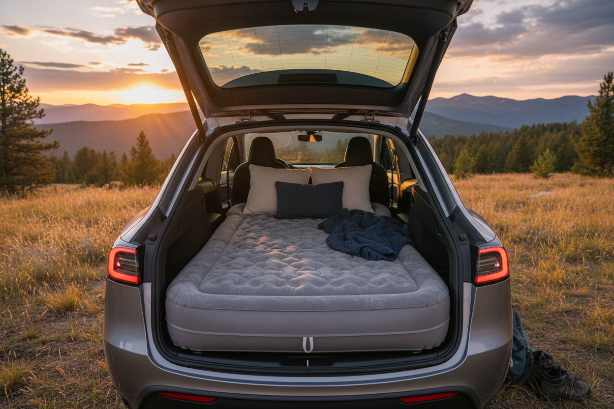 Sov Komfortabelt i Din Tesla Model Y: Den Ultimative Luftmadras Guide